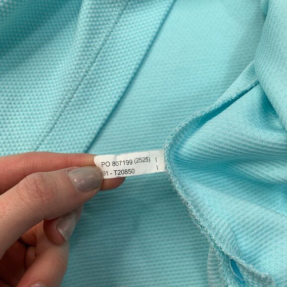 Vintage Tommy Bahama Polo Shirt Mens XL Extra Large Robins Egg Blue Modal Blend - Picture 6 of 10